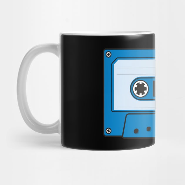 Audio Cassette Cyan by sifis